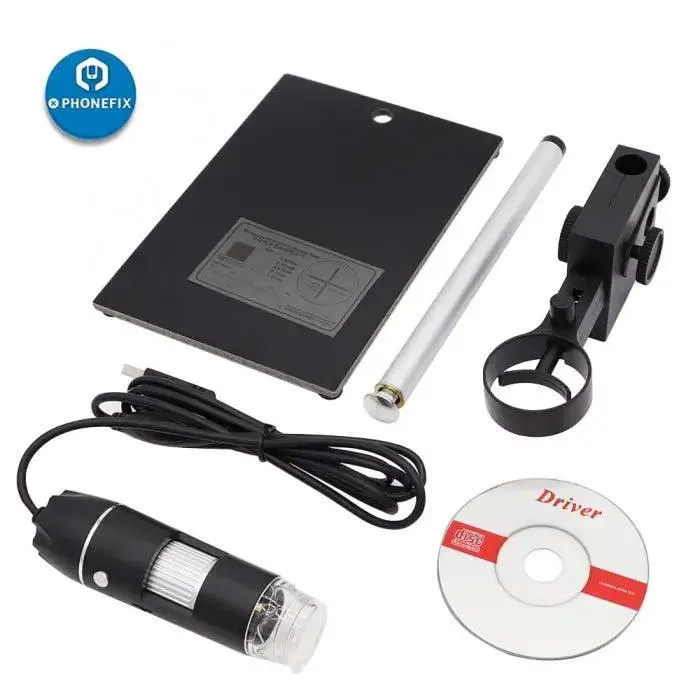 1000X USB LED Digital Microscope with Height Adjustable Stand