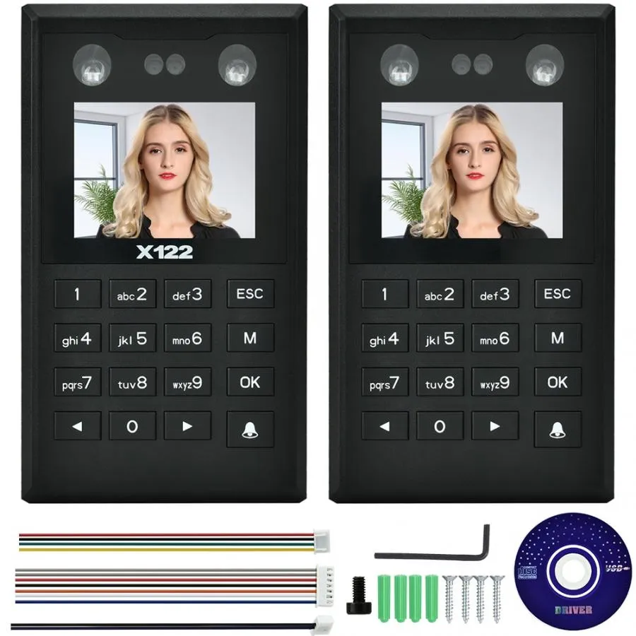 2.8in TFT Face Palmprint Time Attendance Wiegand26 Access Control Machine fingerprint sensor