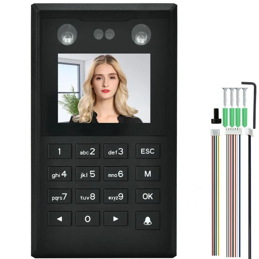 2.8in TFT Face Palmprint Time Attendance Wiegand26 Access Control Machine fingerprint sensor