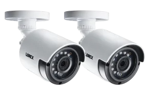 2K 4MP Super High Definition Bullet Security Cameras with Night Vision (2 Pack)