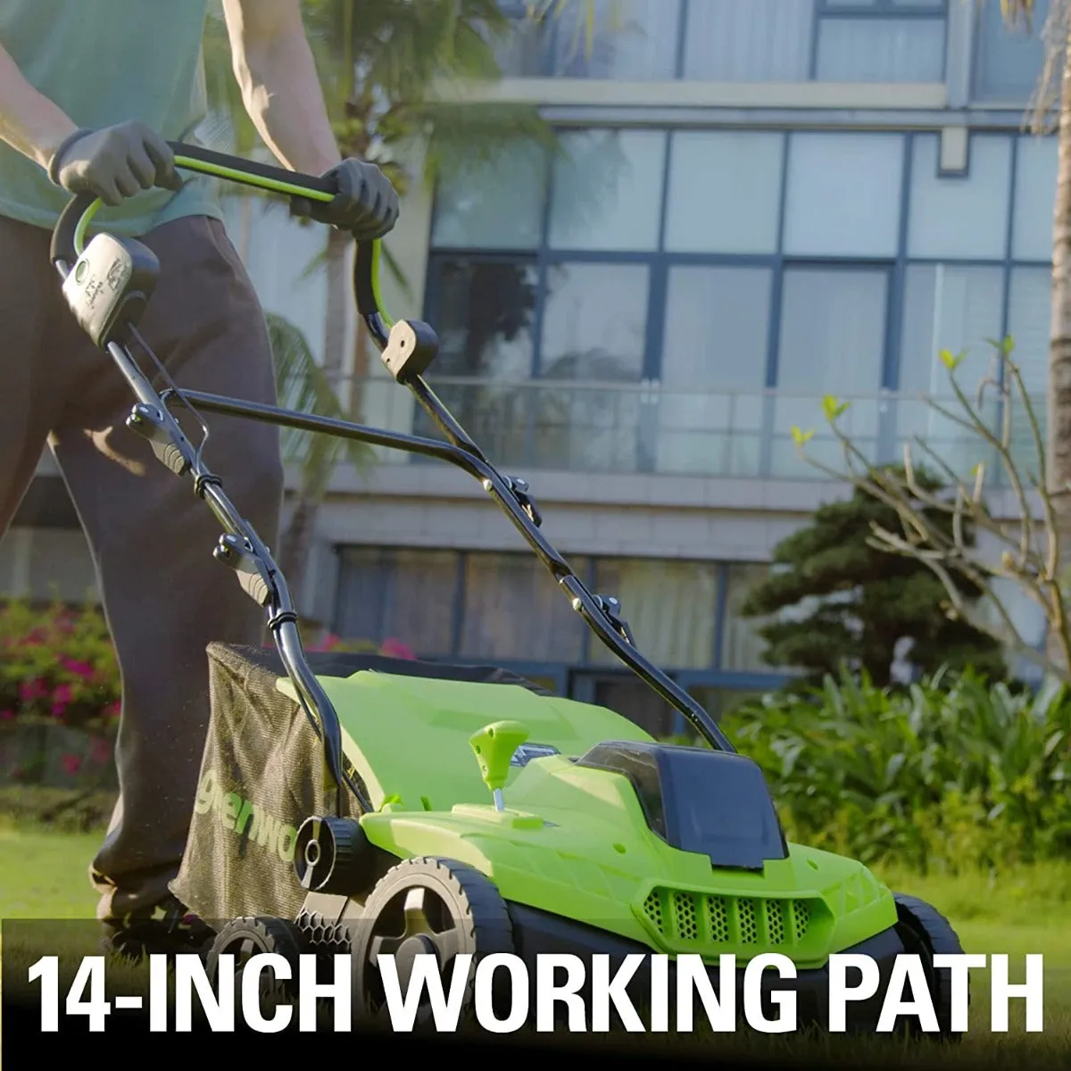 40V 14" Cordless Dethatcher / Scarifier w/ 5.0Ah Battery & Rapid Charger