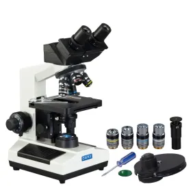 40X-2000X 3MP Digital Integrated Microscope with LED Illumination   4-lens Plan Phase-contrast Turret Kit