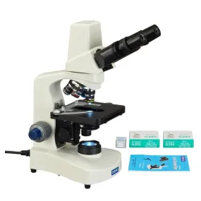40X-2000X 3MP Digital Integrated Microscope with LED Illumination   Blank Slides, Tissues