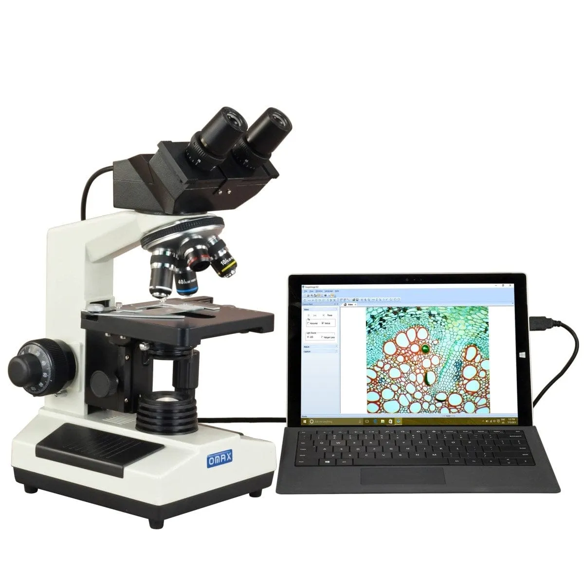 40X-2000X 3MP Digital Integrated Microscope with LED Illumination   Tissues