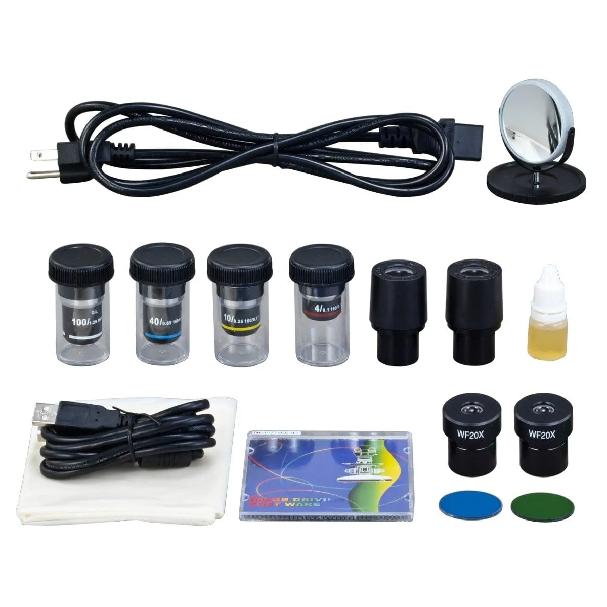 40X-2000X 3MP Digital Integrated Microscope with LED Illumination   Tissues