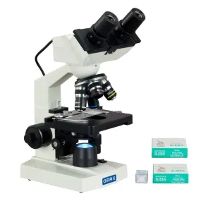 40X-2500X 1.3MP Digital Integrated Microscope with LED Illumination   Blank Slides, Tissues