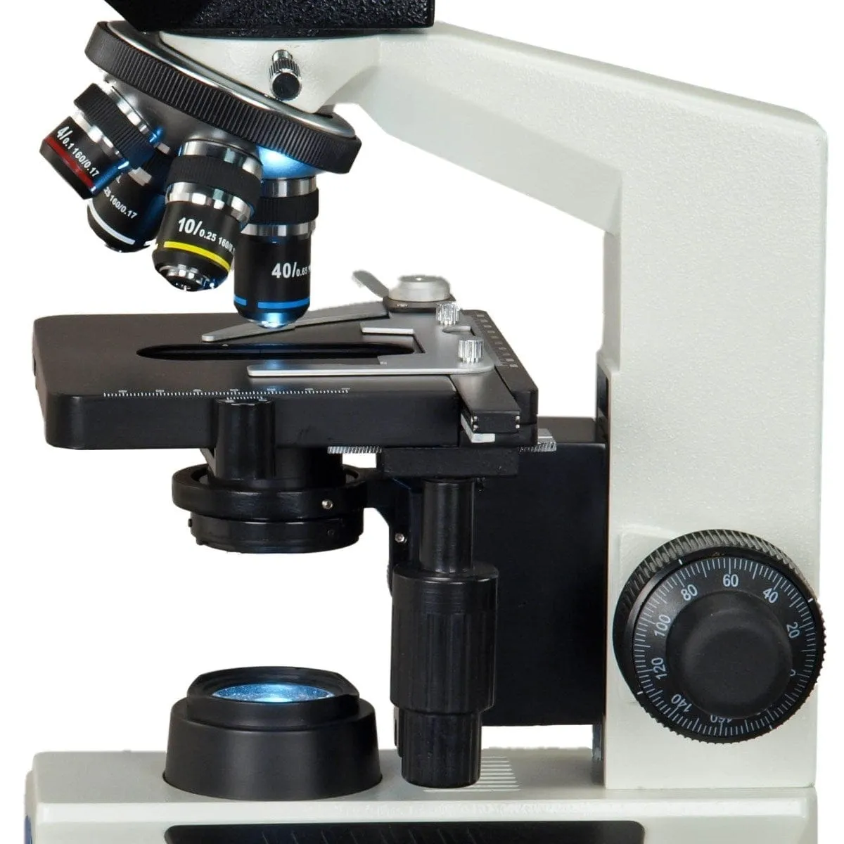 40X-2500X 3MP Digital Integrated Microscope with LED Illumination   Vinyl Case