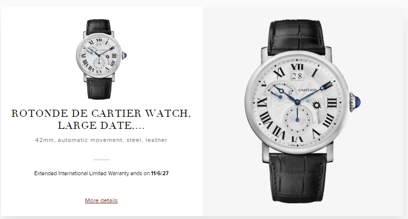 42mm Retrograde Second Time Zone Day&Night