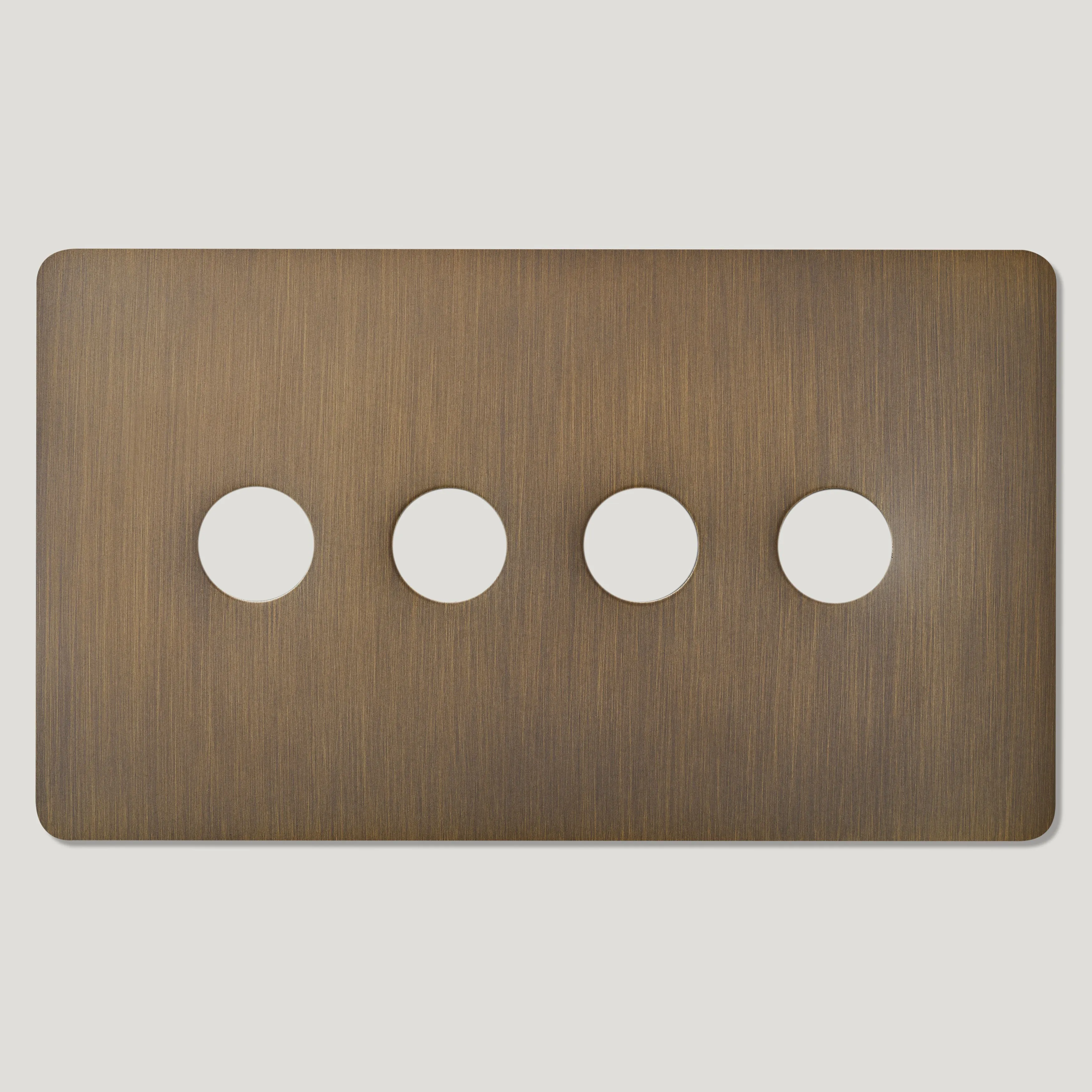 4G Light Switch Plate - Antique Brass