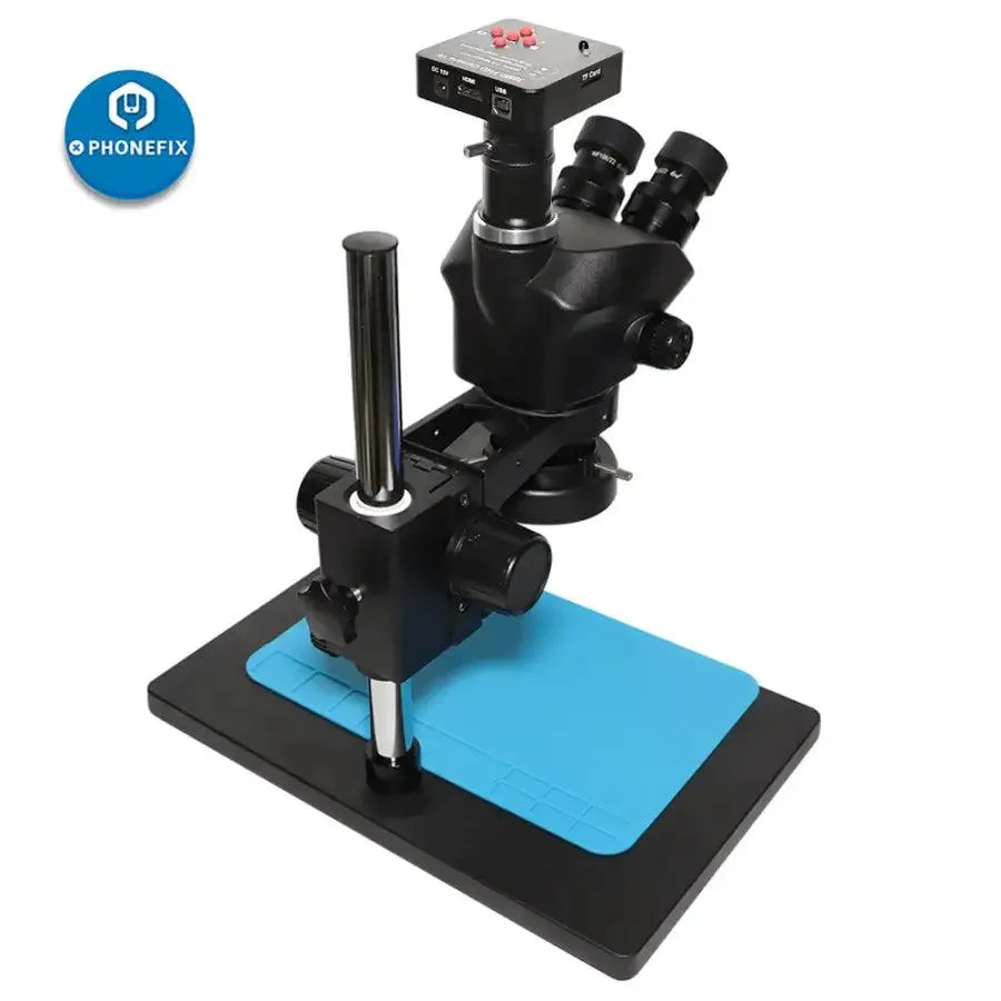 7X-45X Trinocular Stereo Microscope 38MP HDMI Microscope Camera