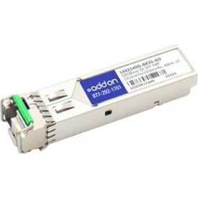 Addon Adtran 1442140G-Bx35 Compatible Taa Compliant 1000Base-Bx Sfp Transceiver (Smf, 1310Nmtx/1550Nmrx, 40Km, Lc)