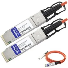 AddOn MSA and TAA Compliant 40GBase-AOC QSFP  to QSFP  Direct Attach Cable (850nm, MMF, 5m) QSFP-40G-AOC5M-AO