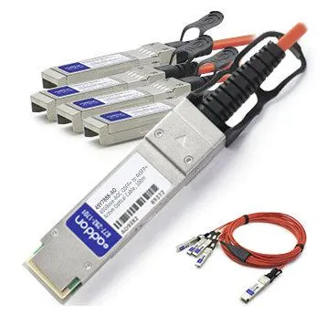 Addon Networks 7M Qsfp  - 4Xsfp  Infiniband Cable Qsfp  4Xsfp  Orange