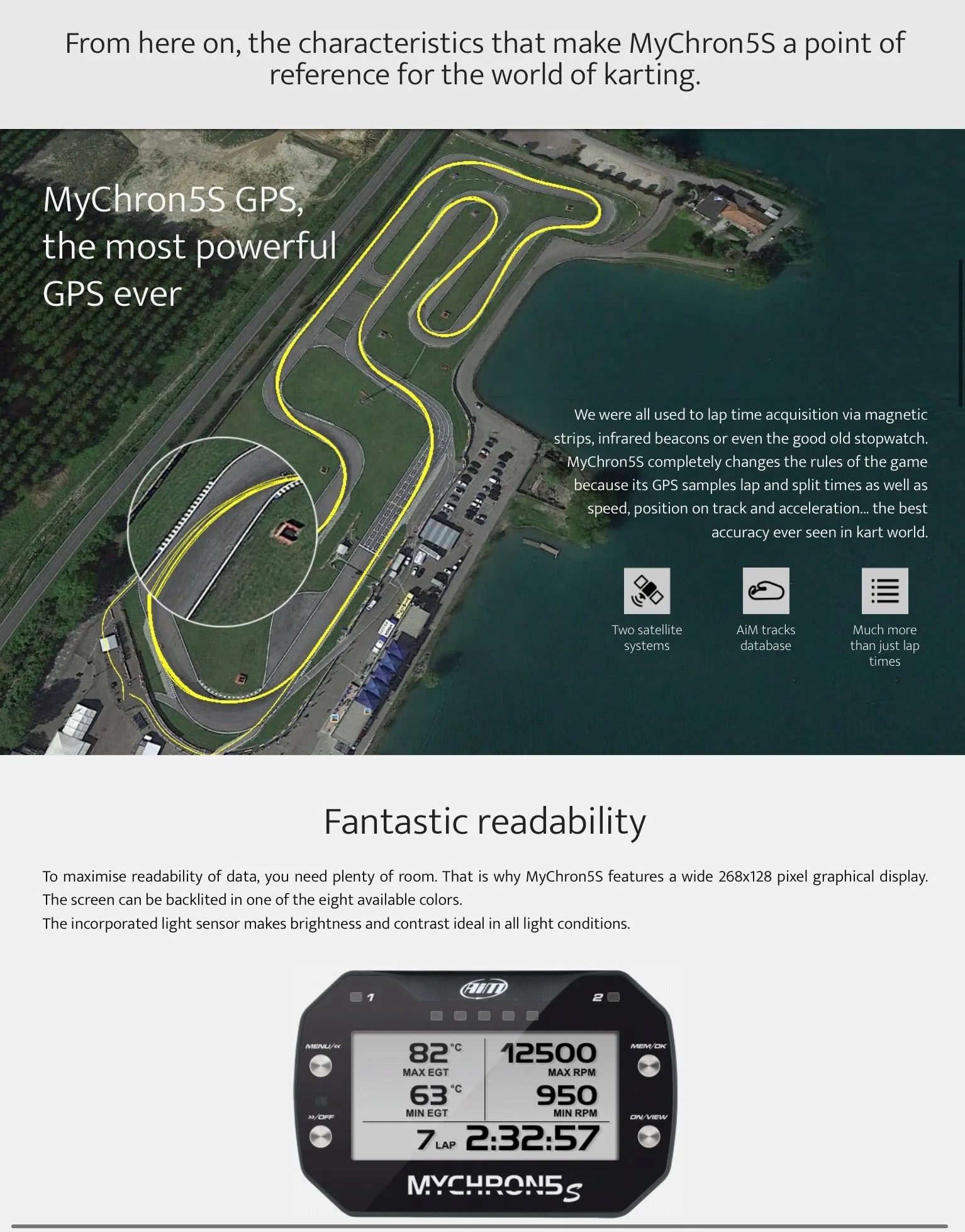 AIM MYCHRON 5 - GPS DATA LOGGER