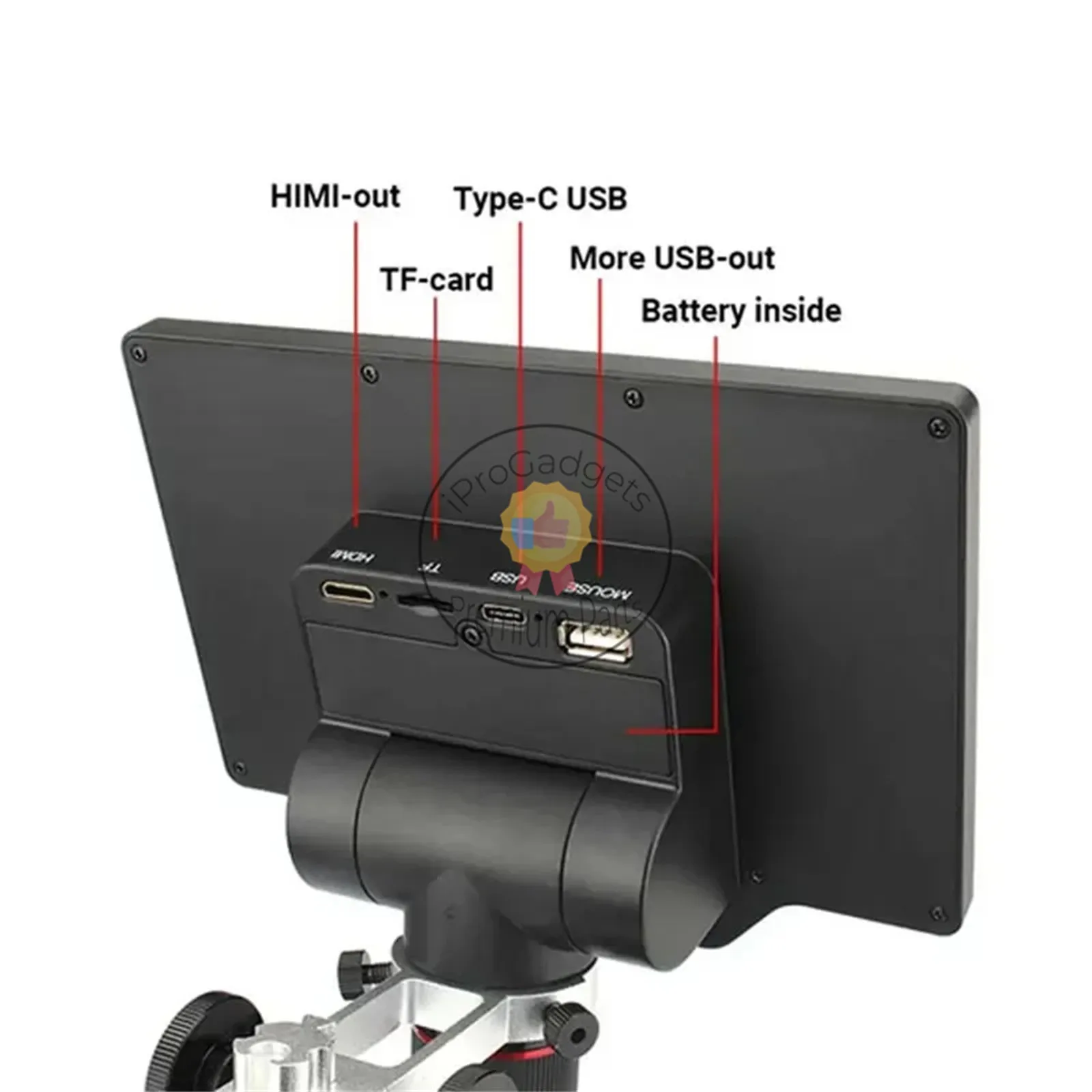 AiXun DM21 5X-528X Industry Level With 7 inch HD Digital Measurement Video Microscope for Phone BGA PCB Soldering Repair Tool
