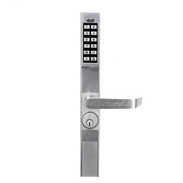 Alarm Lock Trilogy - DL1300NW - Narrow-Stile Digital Keypad Lever Lock - Networx -  Wireless Access - 26D - Satin Chrome - Grade 1
