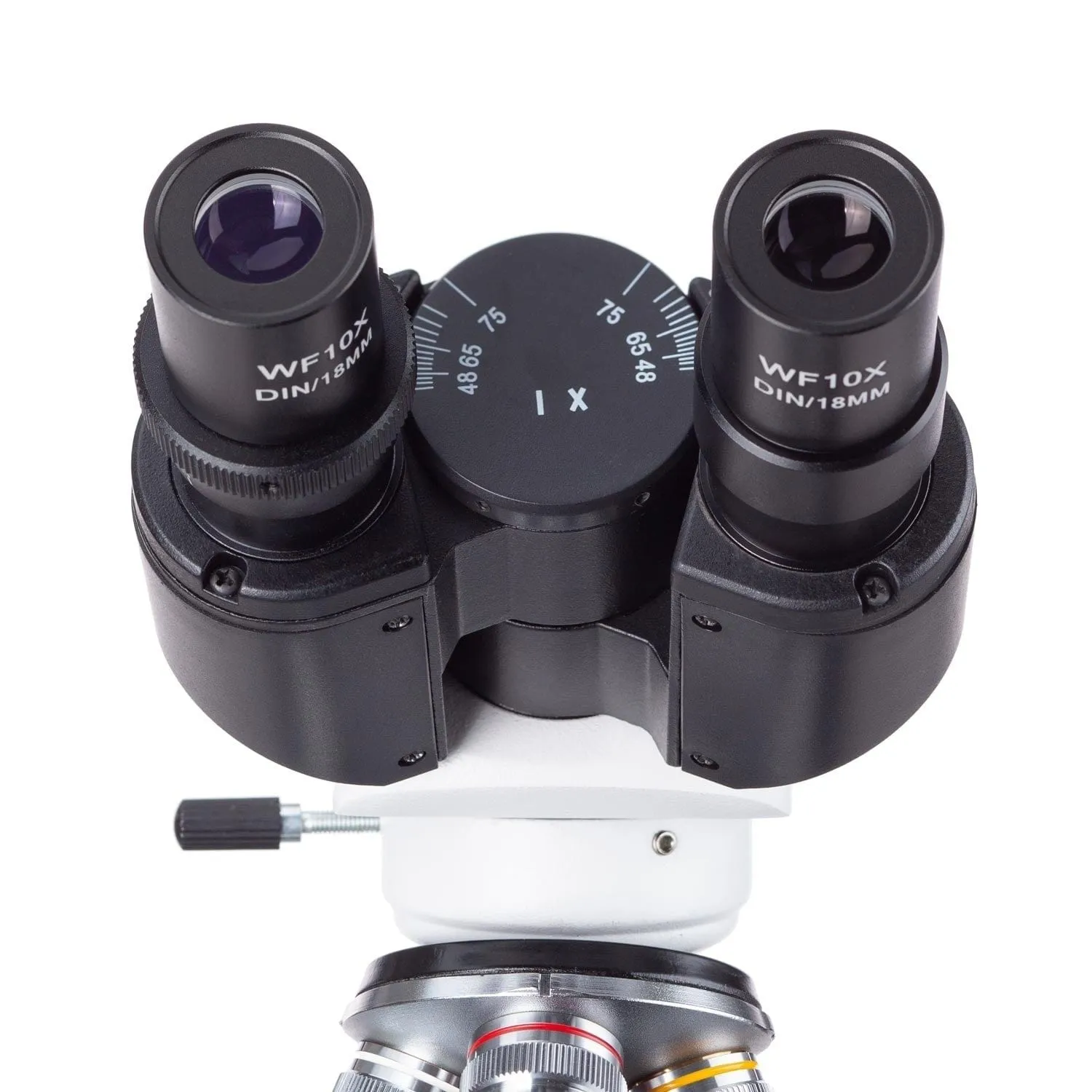 AmScope B120 Series Binocular Compound Microscope 40X-1000X Magnification with LED, Siedentopf Head and 1MP Digital Camera
