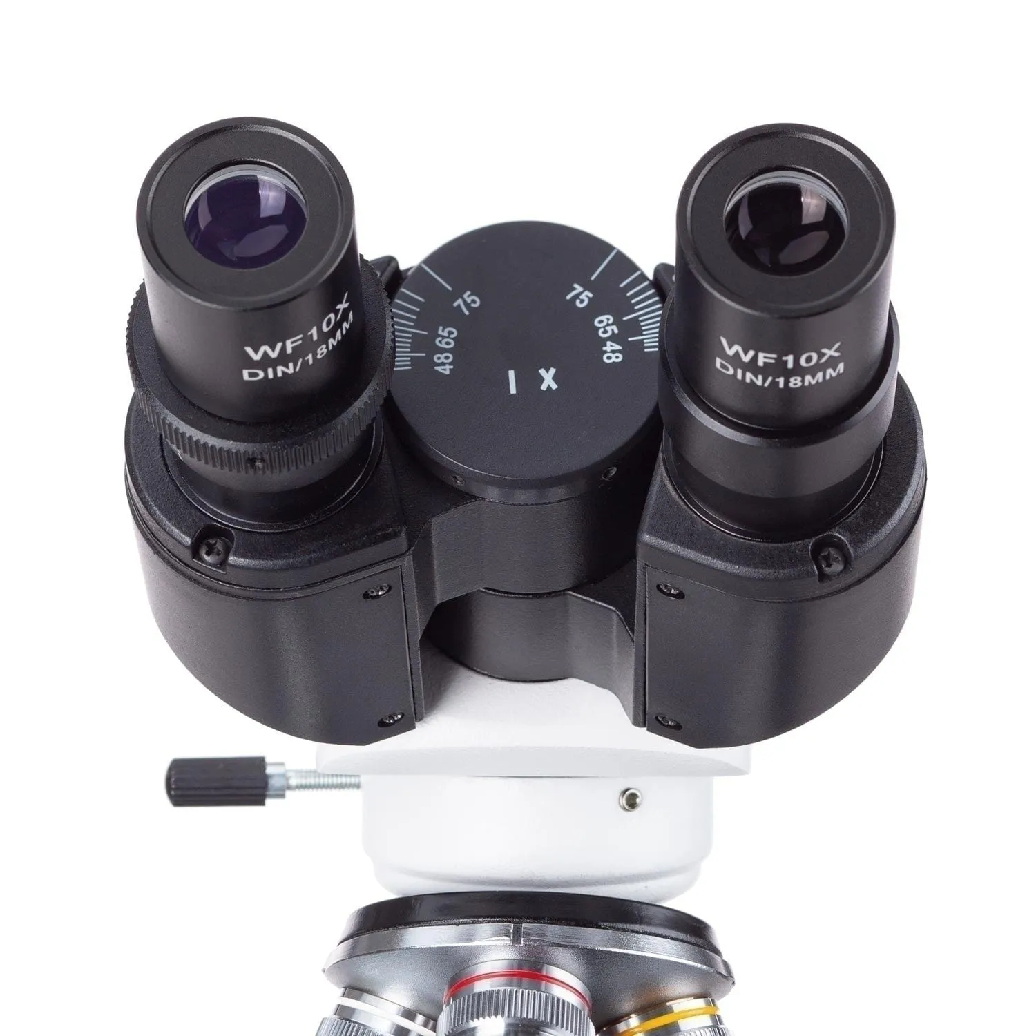 AmScope B120 Series Binocular Compound Microscope 40X-1600X Magnification with LED, Siedentopf Head, 50 Blank Slides and 5MP Digital Camera