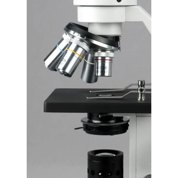 AmScope M500 Series Student Monocular Compound Microscope 40X-1600X Magnification with USB Camera