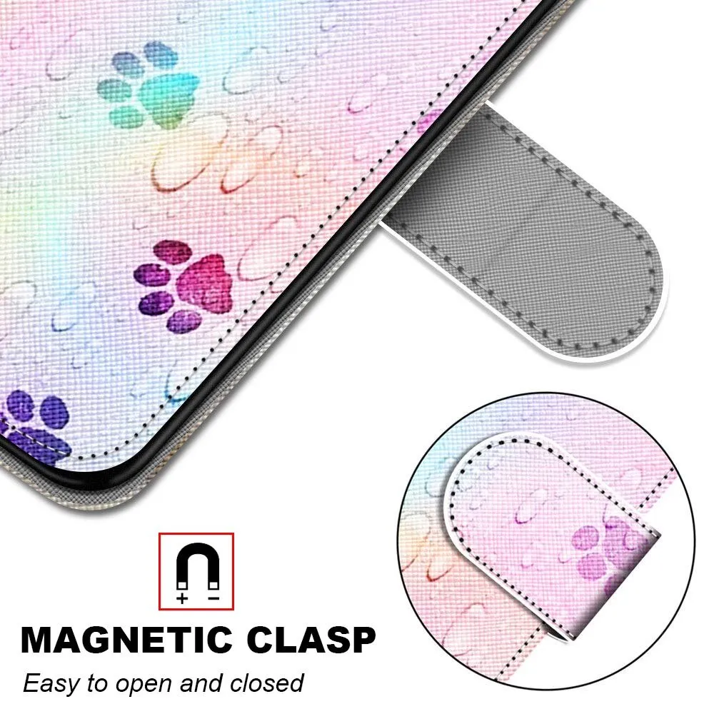 Anymob Samsung Night Road Magnetic Flip Leather Phone Case