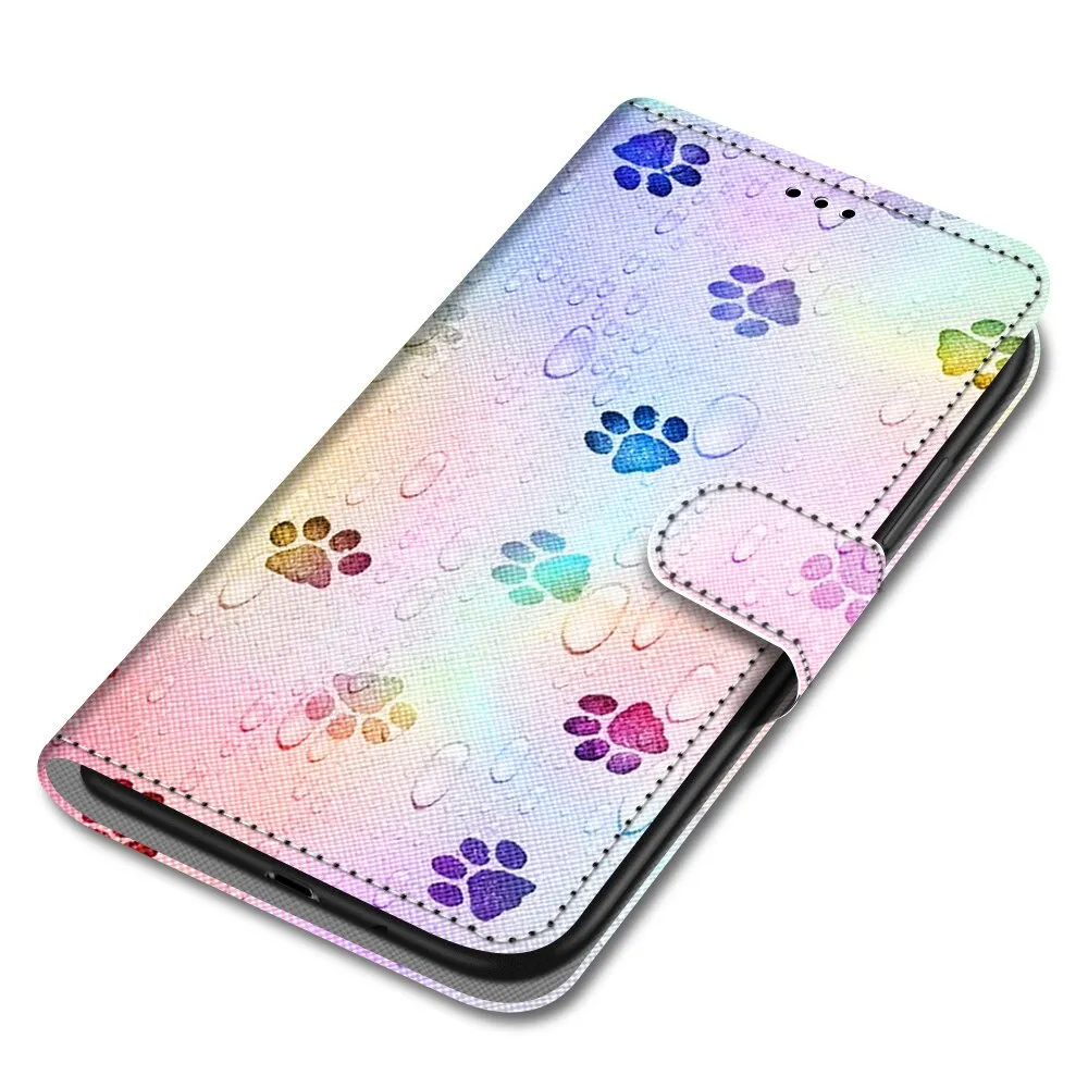 Anymob Samsung Night Road Magnetic Flip Leather Phone Case