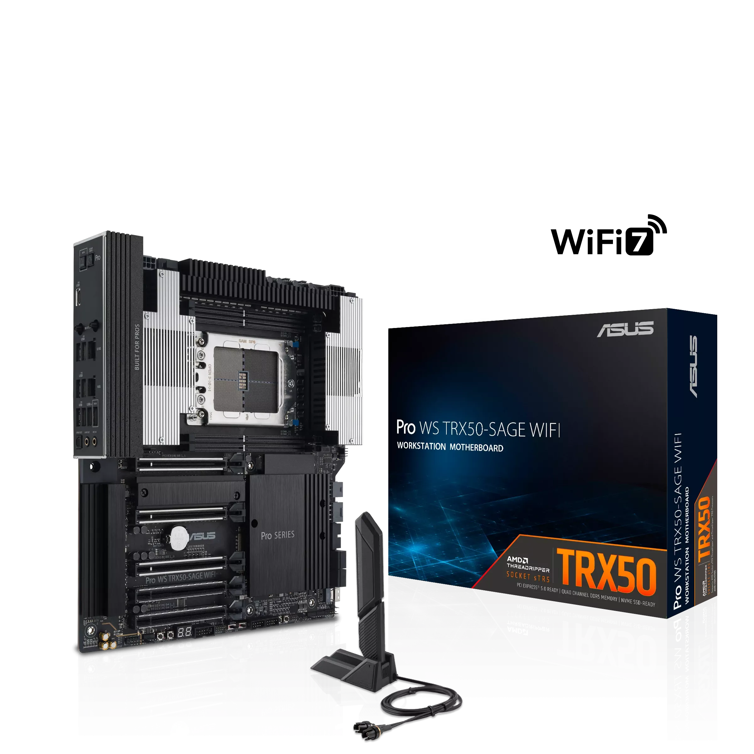 ASUS Pro WS TRX50-SAGE WIFI DDR5,AMD Socket sTR5 CEB Motherboard