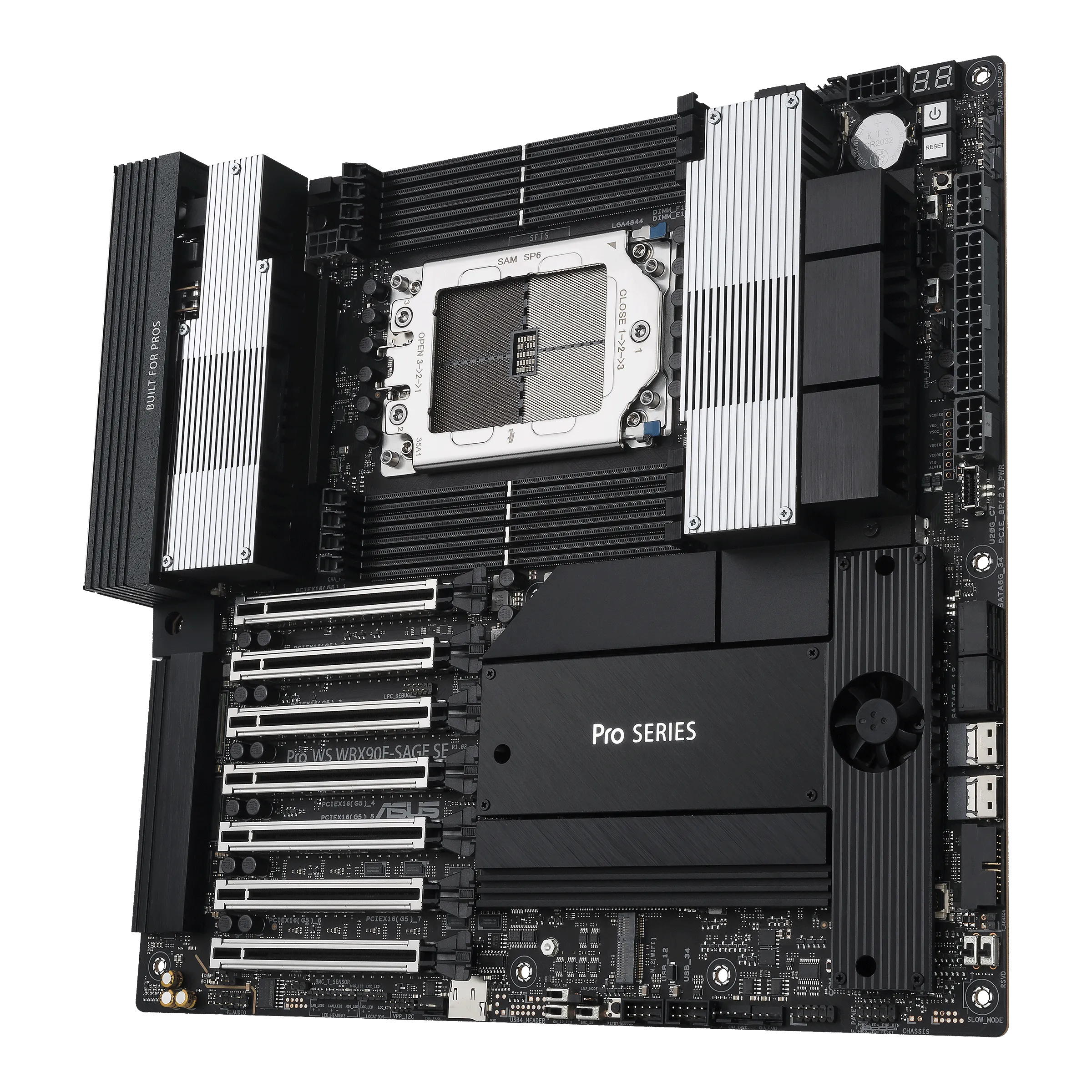 ASUS Pro WS WRX90E-SAGE SE AMD Ryzen Threadripper PRO 7000 WX-Series Socket sTR5 Motherboard
