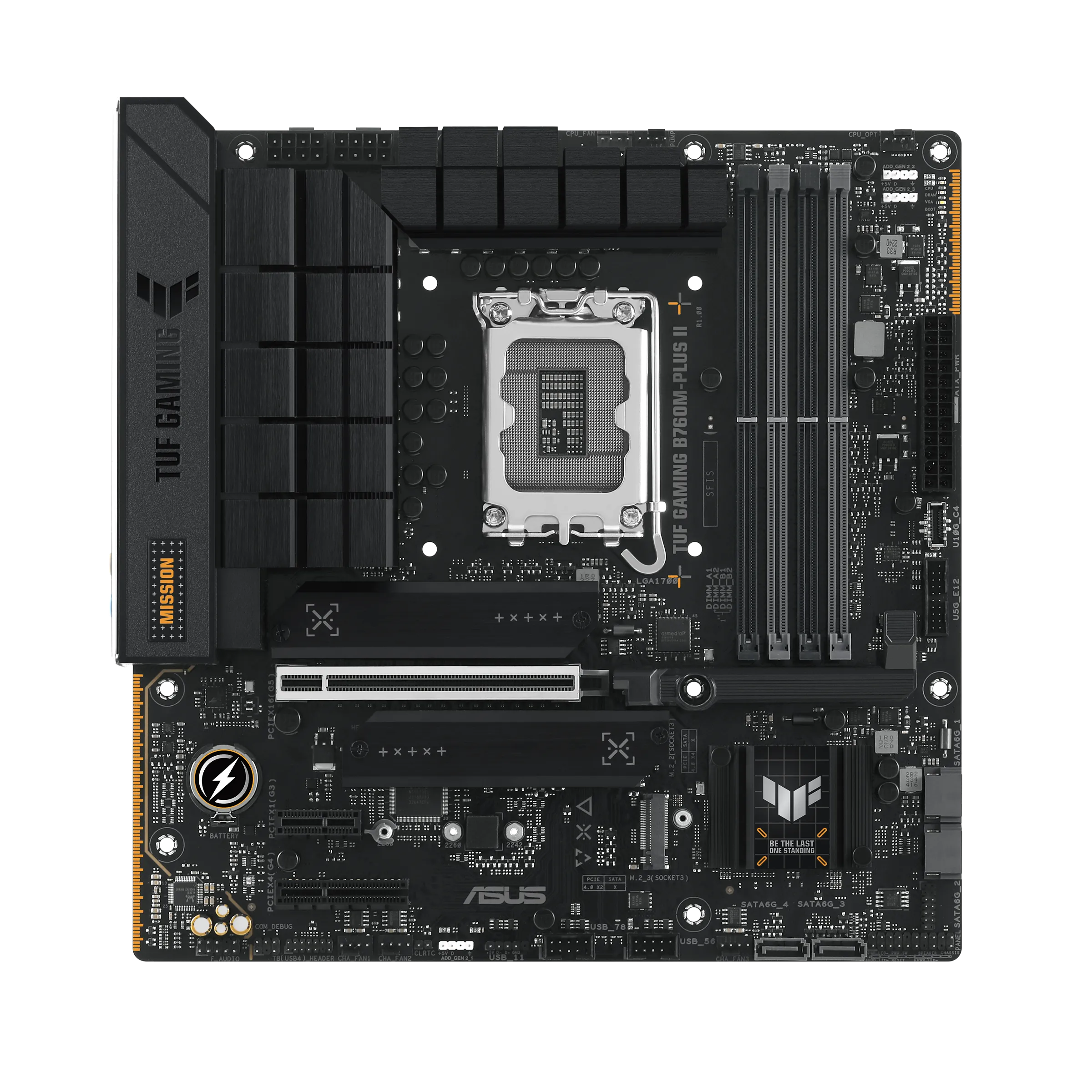 ASUS TUF GAMING B760M-PLUS II DDR5,LGA 1700 mATX Motherboard