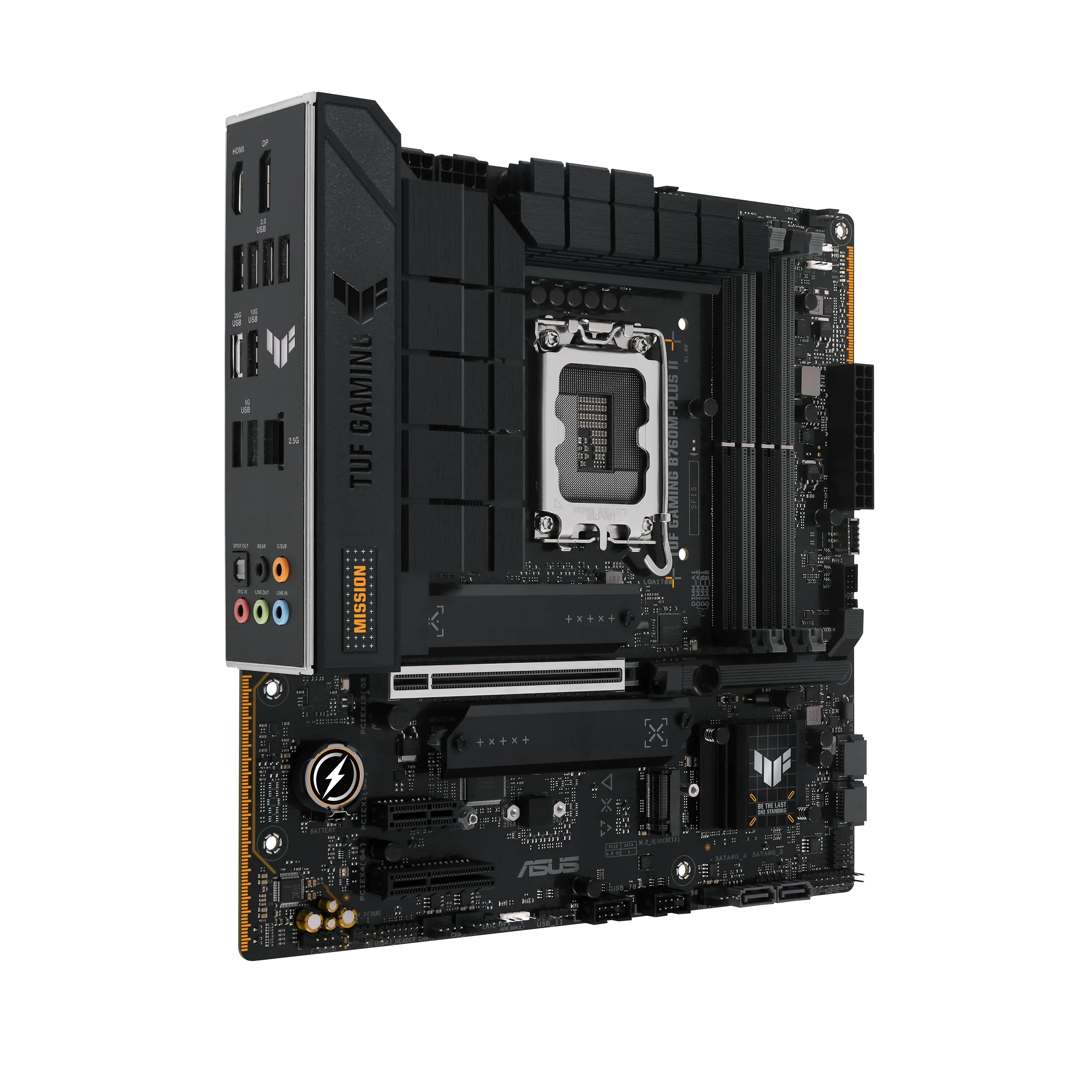 ASUS TUF GAMING B760M-PLUS II DDR5,LGA 1700 mATX Motherboard