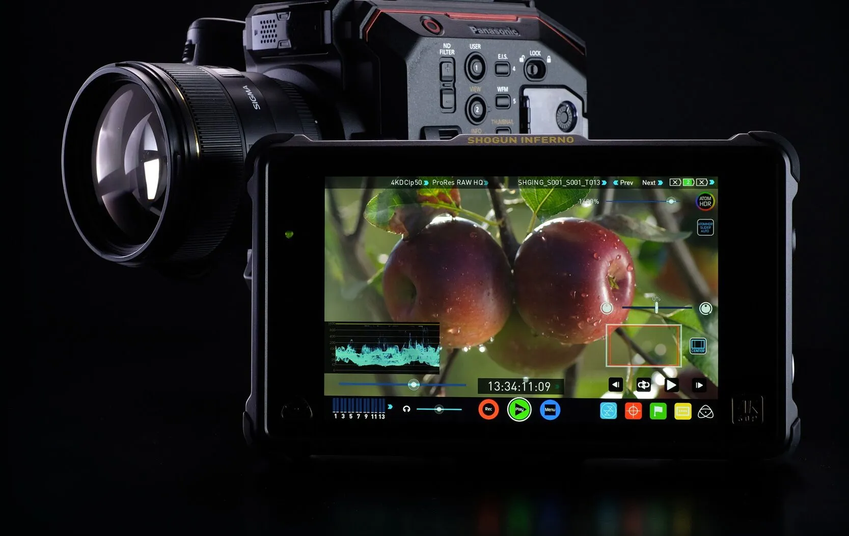 Atomos Shogun Inferno 7in 4K HDMI/Quad 3G-SDI/12G-SDI Recording Monitor