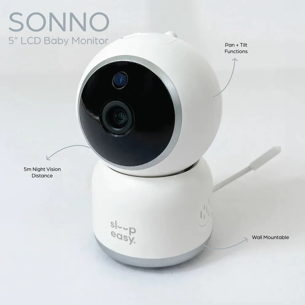 Babystudio Sonno 5" Crystal Clear Baby Monitor