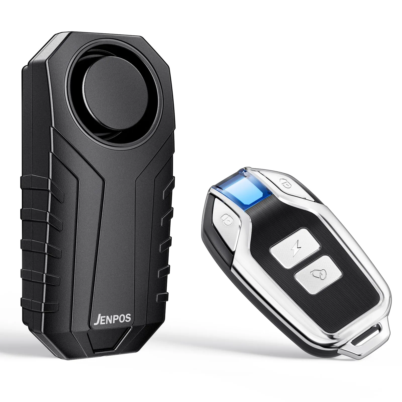 Bike Alarm, 113dB Loud Waterproof Wireless E-Bike Motorcycle Alarm with Remote, Anti-Theft Vibration Motion Sensor Multipurpose Security Alarm System, Ebike Accessories