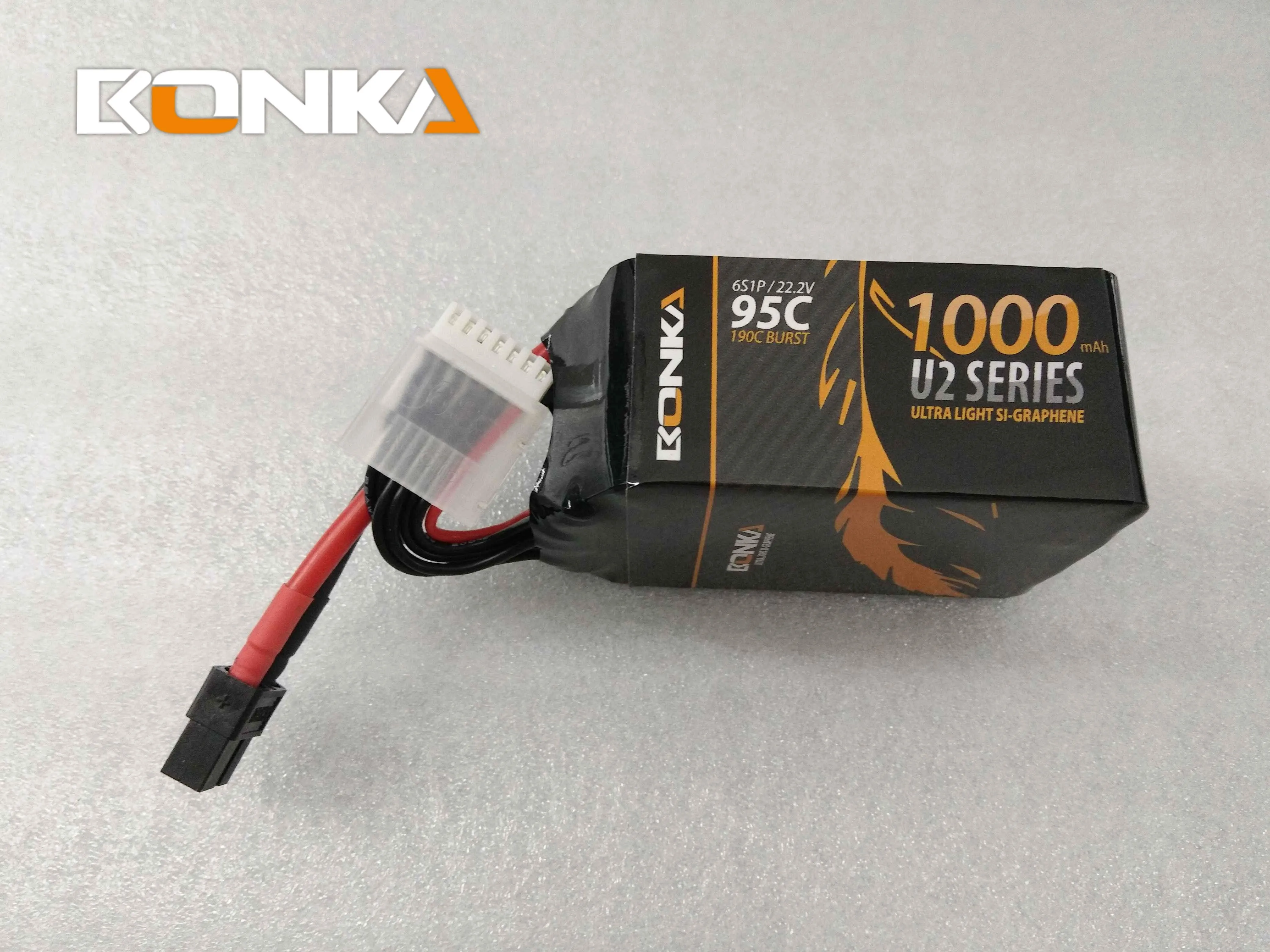 Bonka 1000mAh 95c 6s XT60 Lipo Battery BKU2-1000/95-6S [DG]
