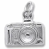 Camera Charm In Sterling Silver