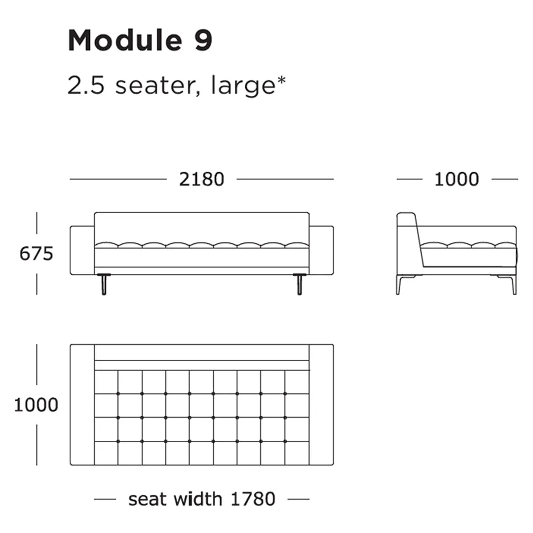 Campo Modular Sofa (Modules 9-16)