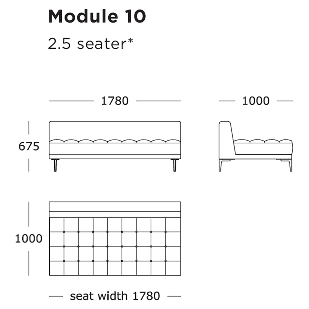 Campo Modular Sofa (Modules 9-16)