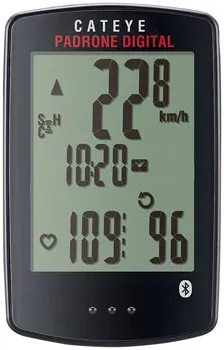 CatEye Padrone Digital Bike Computer - Wireless, Black