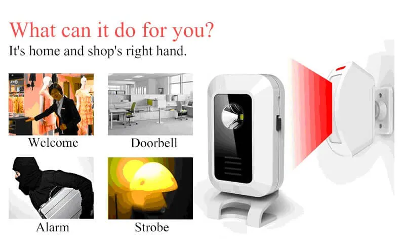 Chime Door Bell IR motion sensor