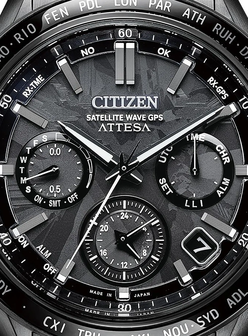 CITIZEN ATTESA ACT LINE HAKUTO-R SUPER TITANIUM GPS CC4067-66E LIMITED EDITION MADE IN JAPAN JDM
