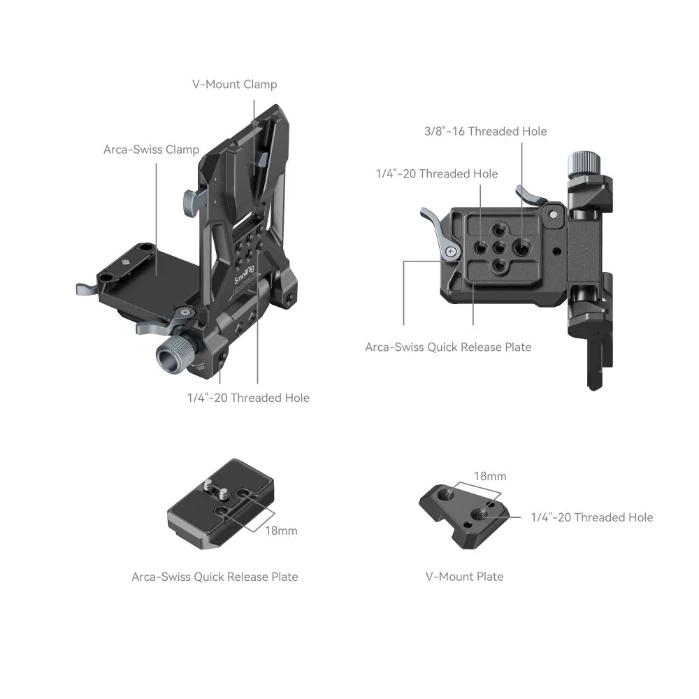 Compact V-Mount Battery Mounting System 4064B