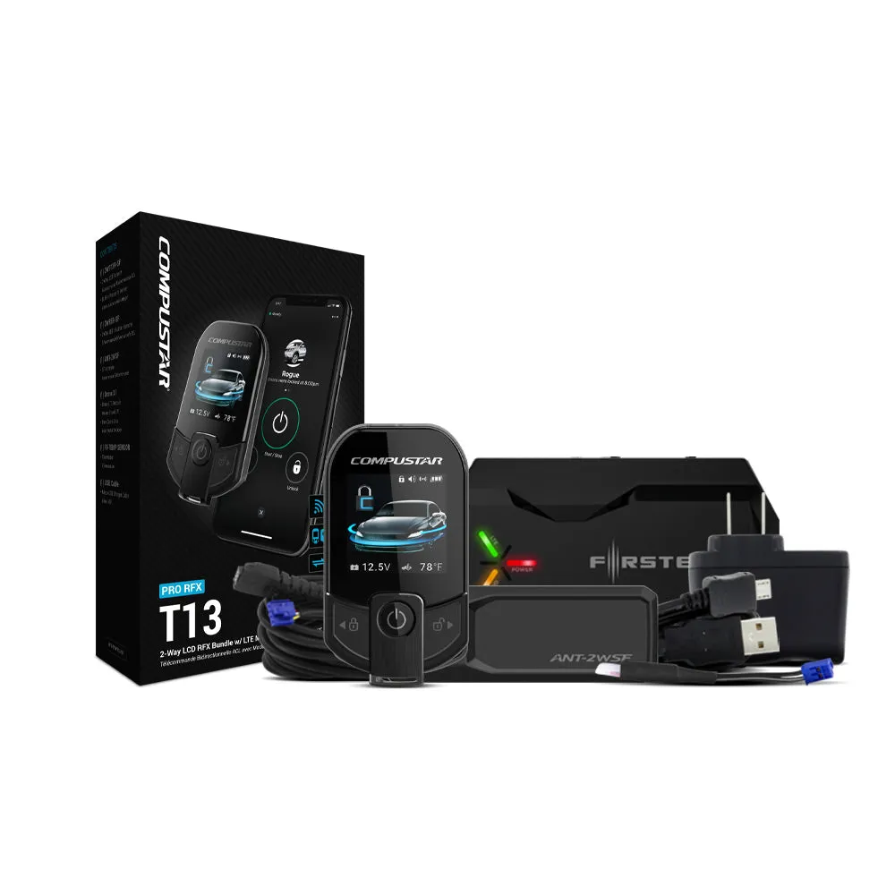 Compustar PRO T13 LTE 2-Way RFX Bundle w/ LTE Module