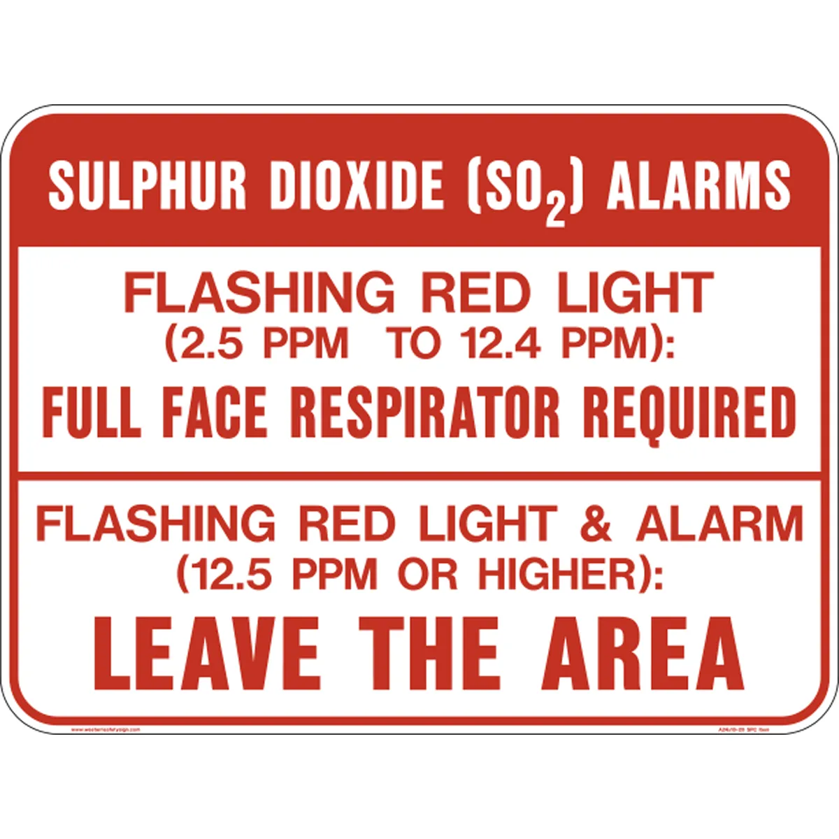 Contract Sign - SO2 Alarm Instructions