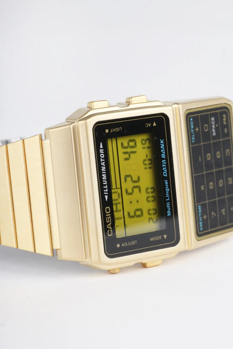 Databank Calculator Watch (DBC611G-1D) - Gold