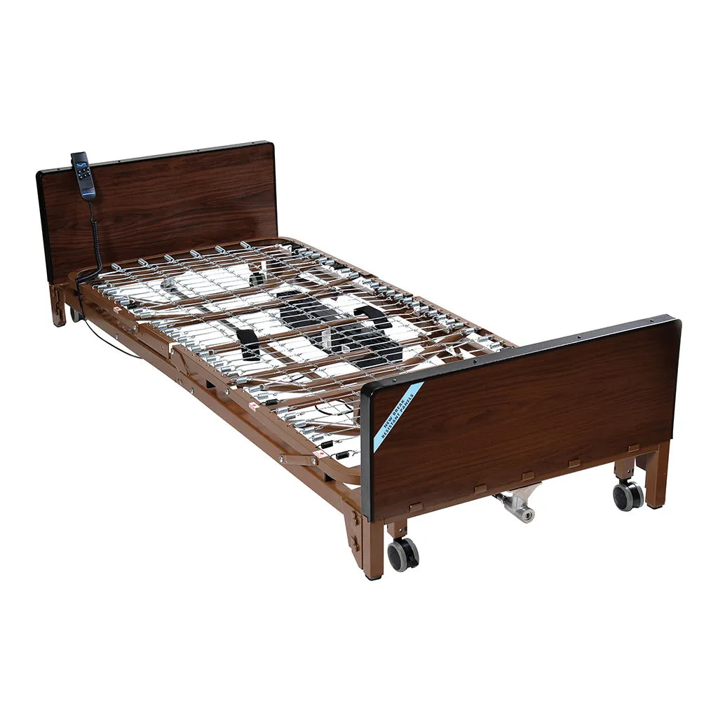 Delta Ultra Light Full Electric Low Hospital Bed with Full Rails