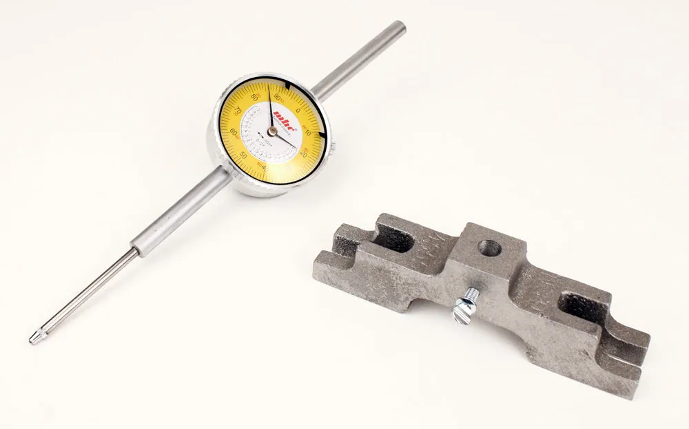Dial Indicator Gauge 2 inch for Two Cycle with Bridge Bracket
