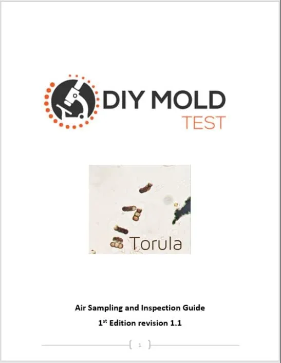 DIY Mold Test, Mold Test Kit For Home Air Professional Air Test (3 Tests) All Lab Fees and Expert Consult Included