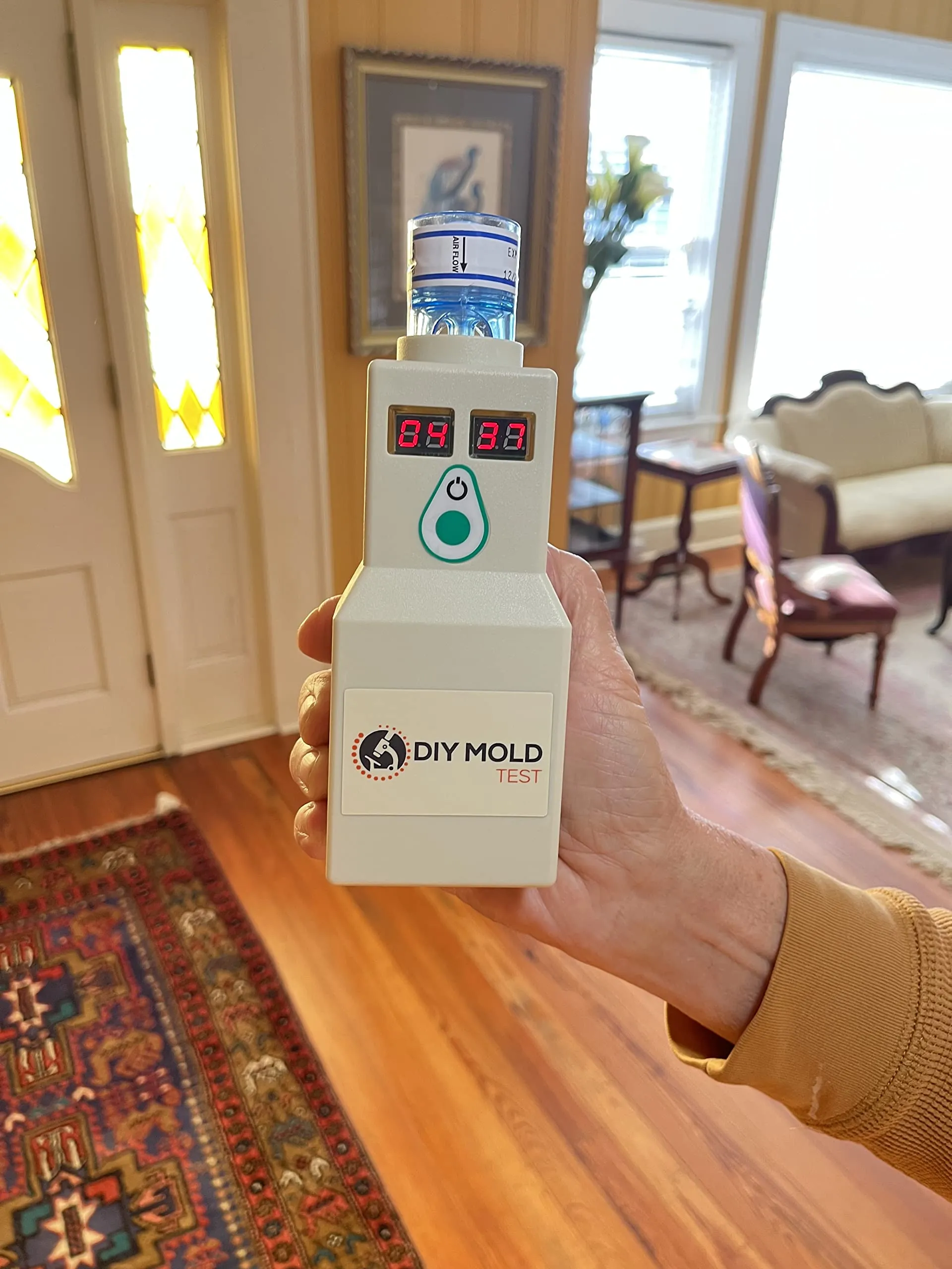DIY Mold Test, Mold Test Kit For Home Air Professional Air Test (3 Tests) All Lab Fees and Expert Consult Included