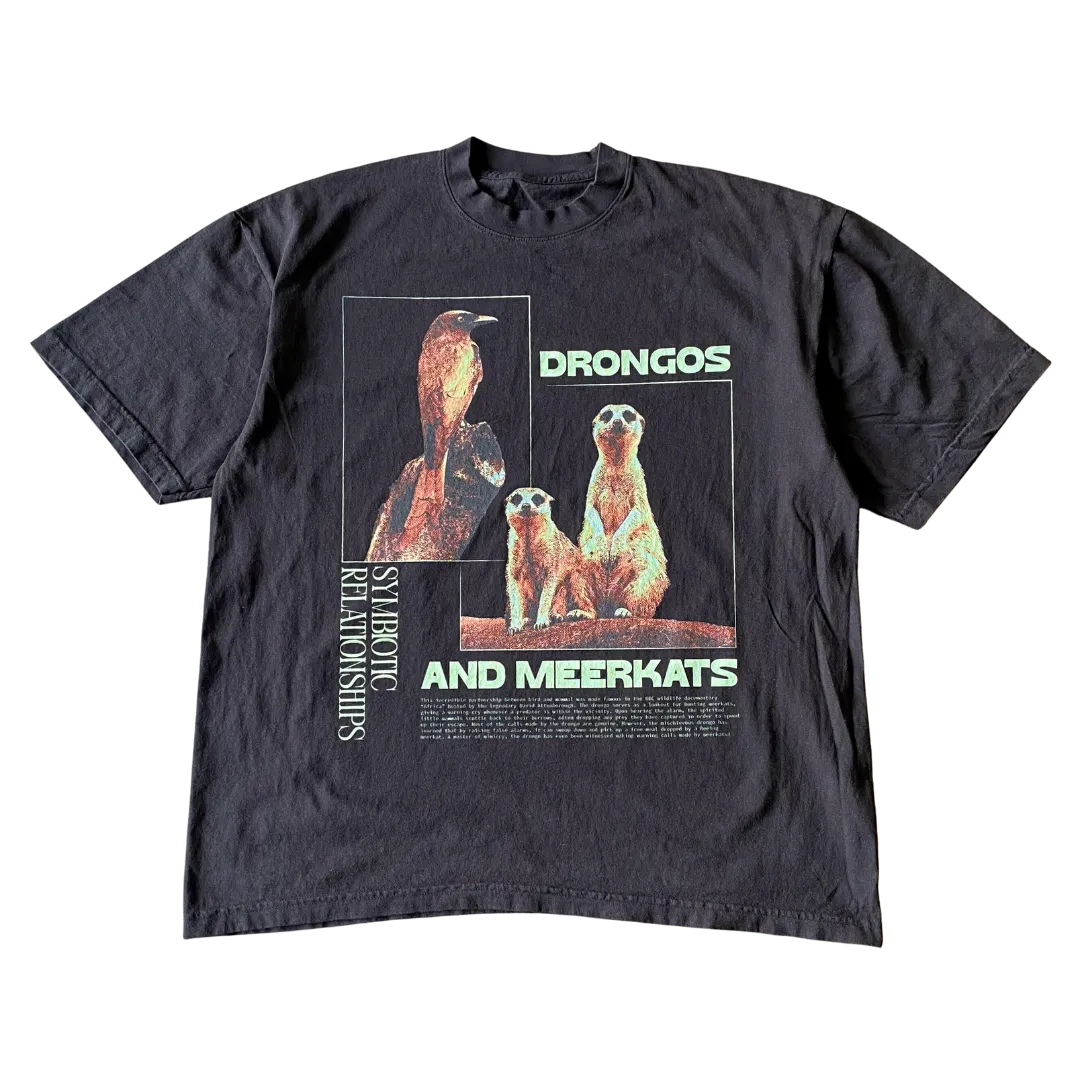 Drongos and Meerkats v2 Tee