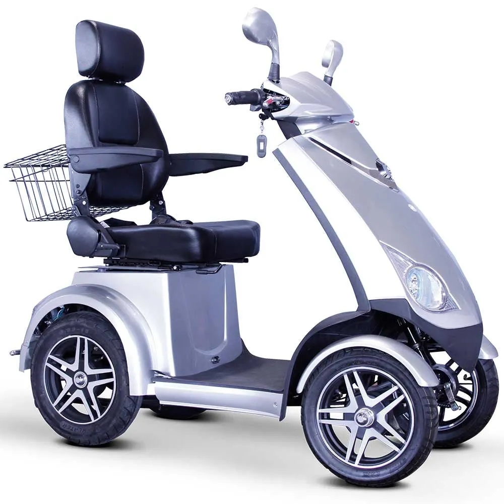 EWheels EW-72 4 Wheel Mobility Scooter with Full Suspension