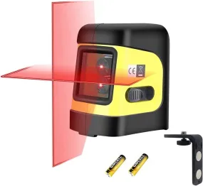 Firecore Self-Leveling Horizontal/Vertical Cross-Line Laser Level with Magnetic Bracket（F112R）